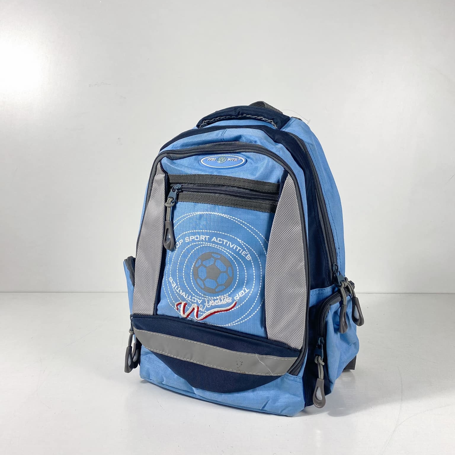 Рюкзак міський блакитний/сірий MB-083