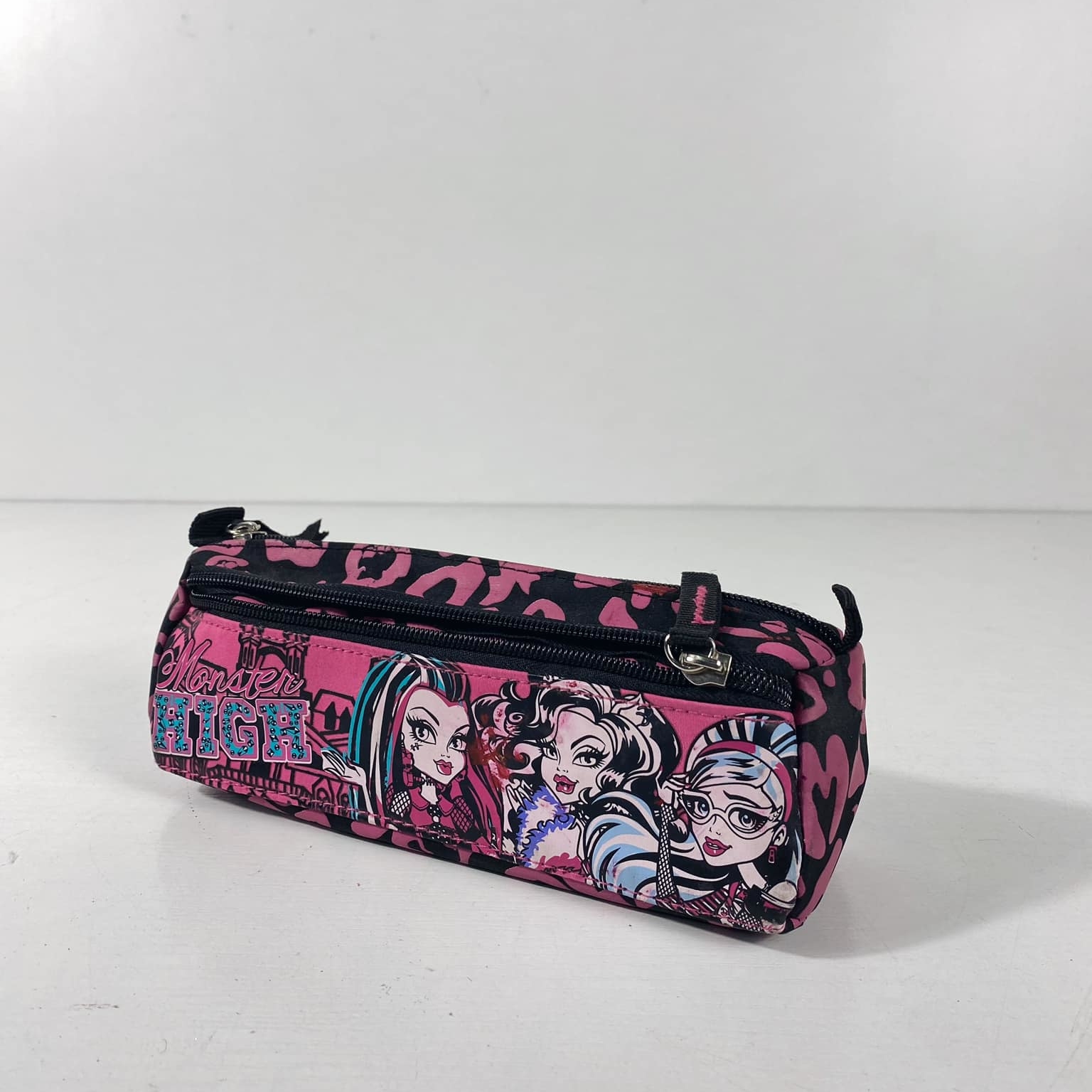 Пенал дитячий чорно-рожевий MB-129