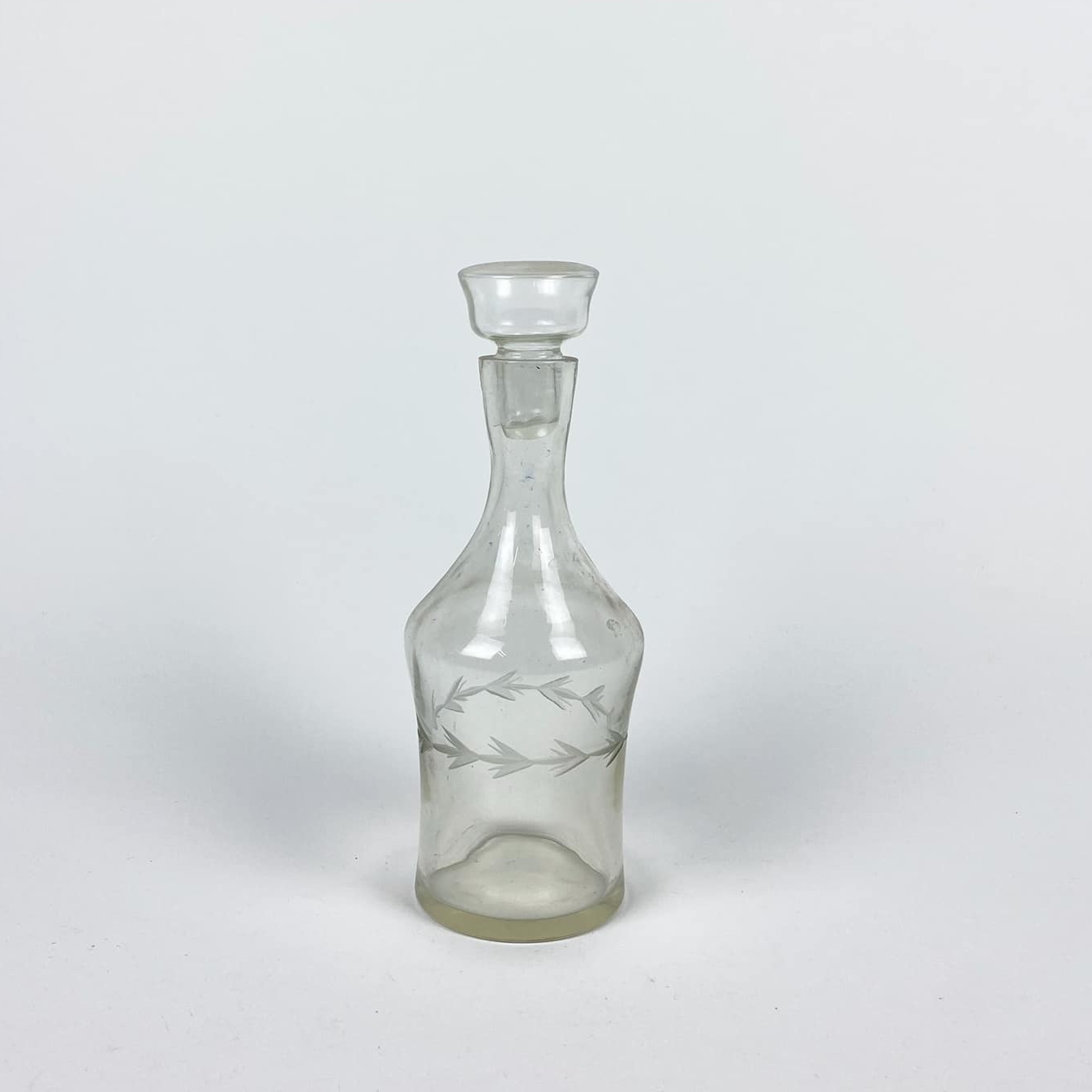 Графин скло з різбленням вінтаж KF-021