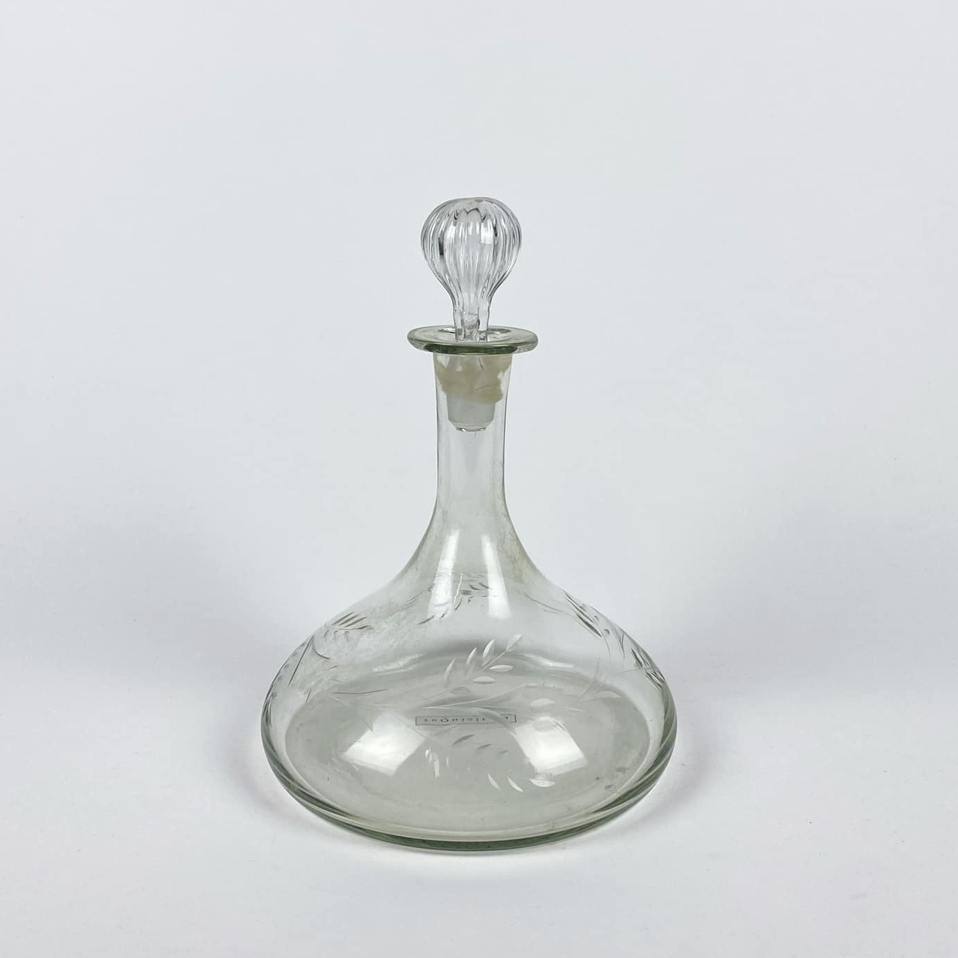 Графин скло з різбленням вінтаж KF-034