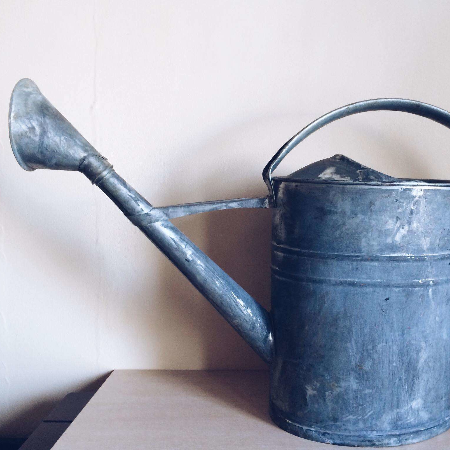 Лійка садова метал темна велика