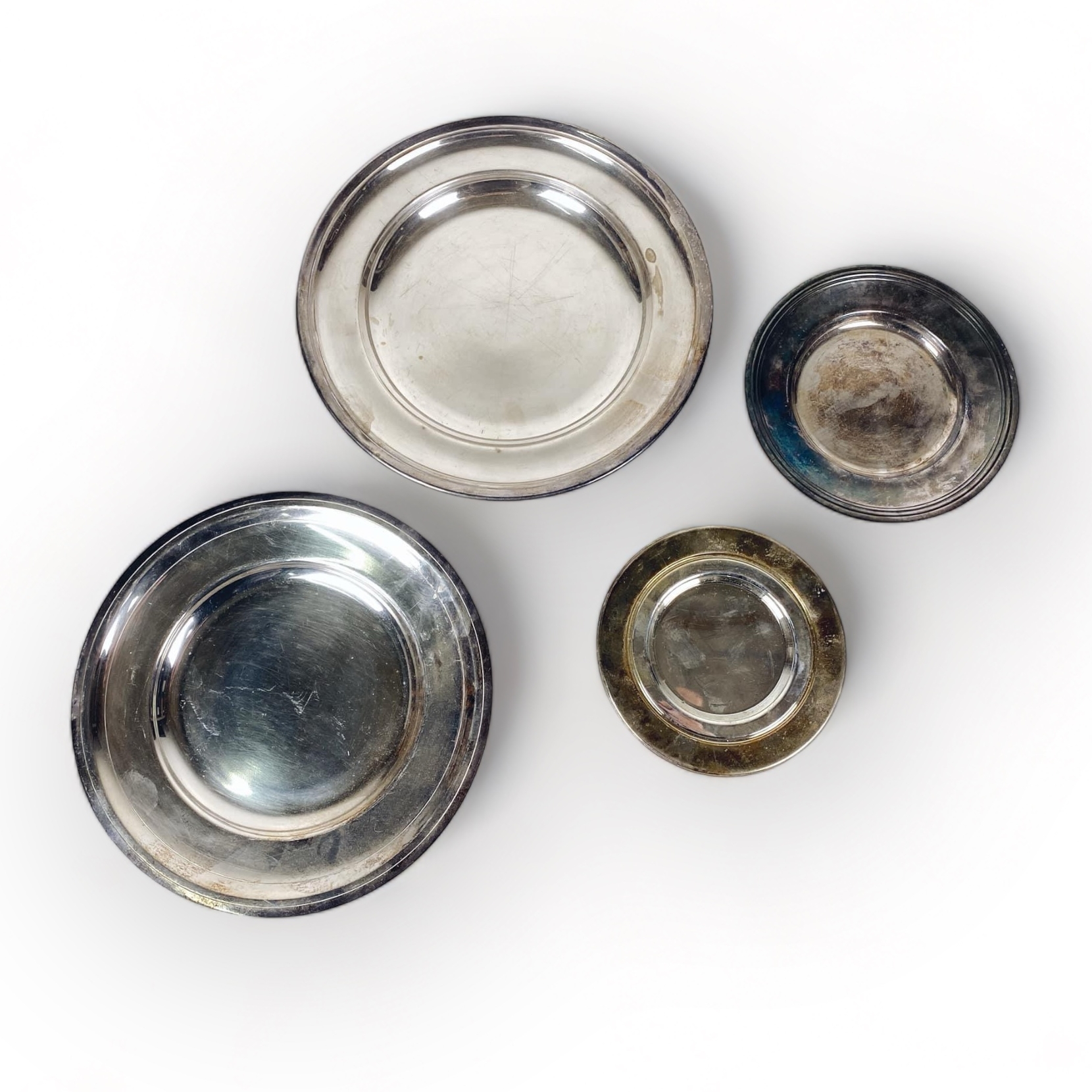 Тарілка столове срібло вінтаж PS-065