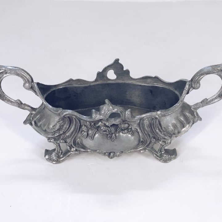 Ваза для цукерок з ручками олово вінтаж FP-005