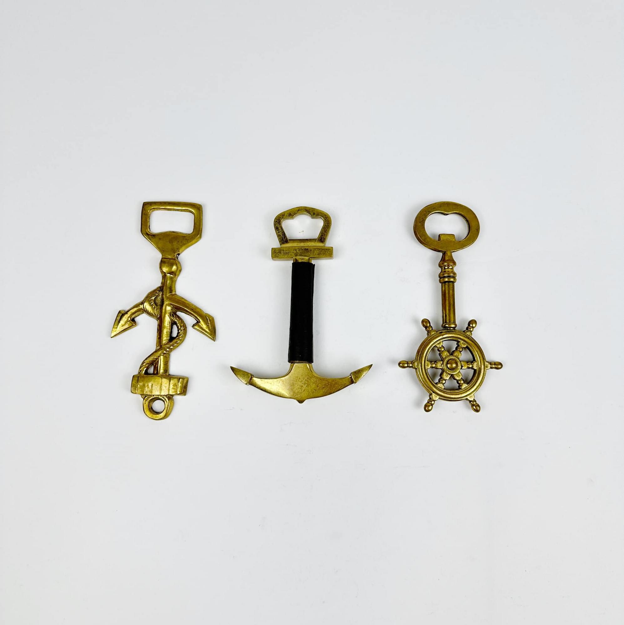 Відкривачка Якір/Штурвал латунь BB-027