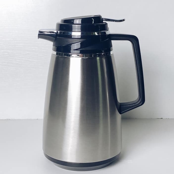 Термос-глечик нерж сталь/пластик чорний TS-22