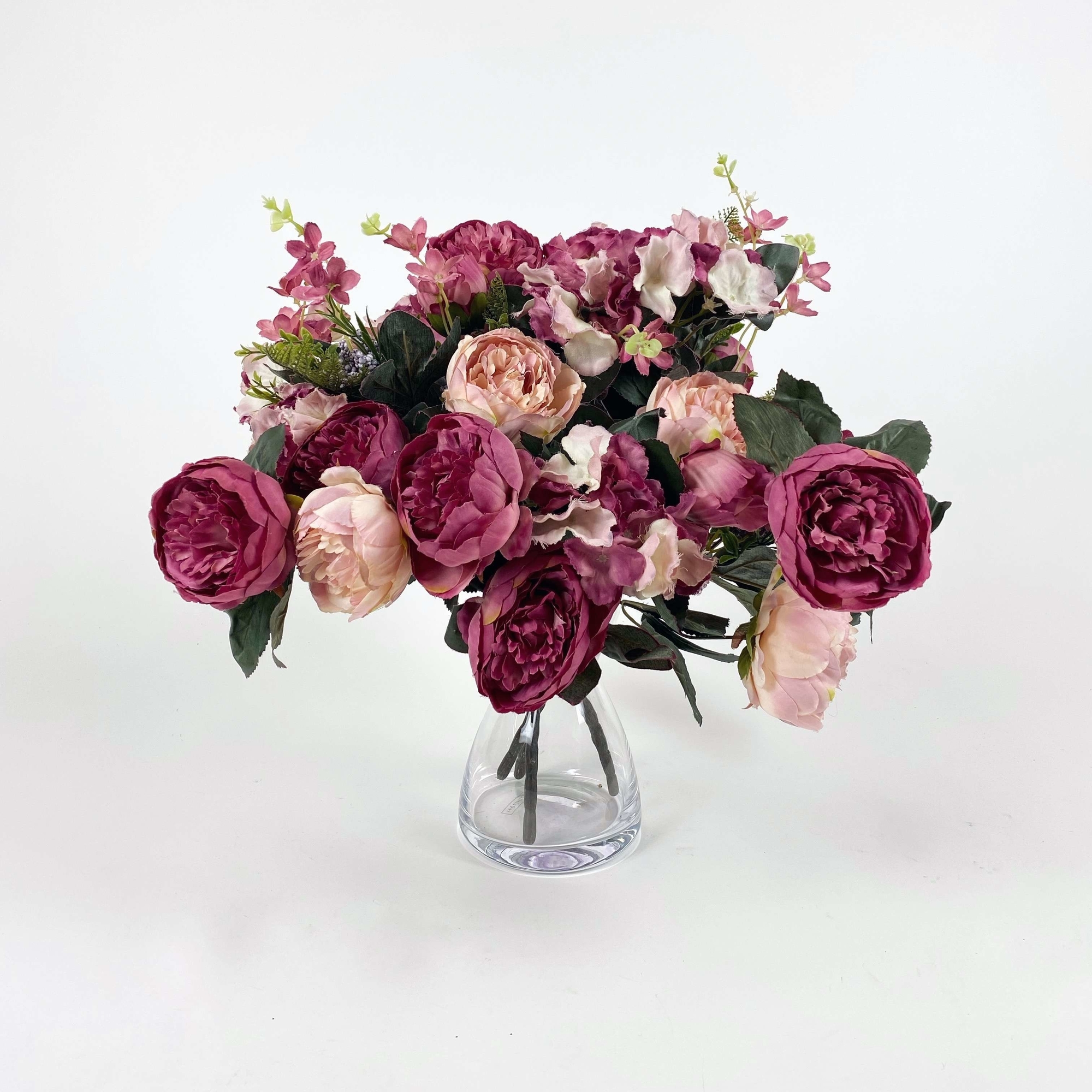 Букет Півоній штучний марсала мікс FW-228