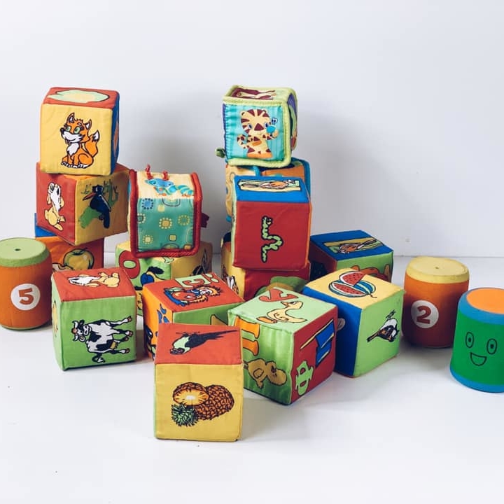 Кубики іграшкові текстиль