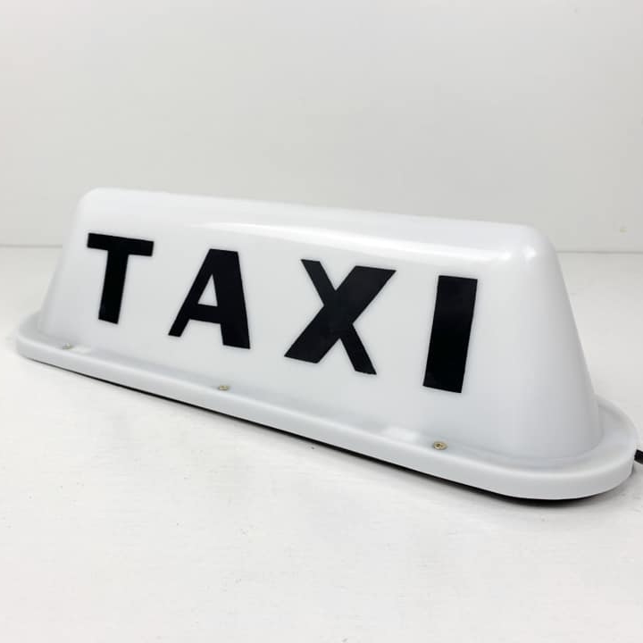 Шашка таксі біла 2