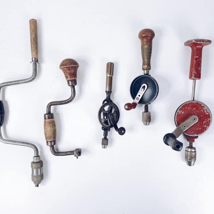 Дриль ручний механічний вінтаж