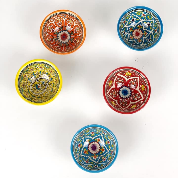 Піала східна з розписом мікс кольорів PP-075