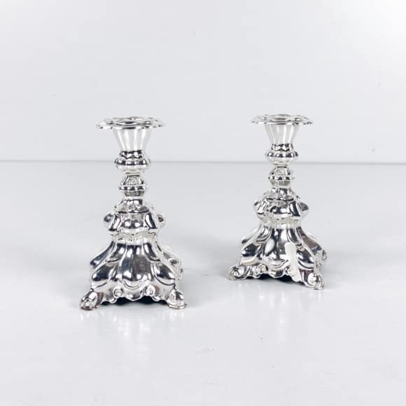 Підсвічник на 1 свічку фігурний сріблення вінтаж CA-126