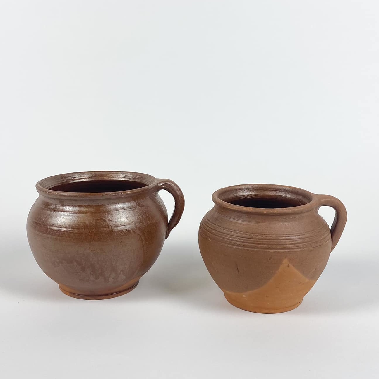 Горщик з ручкою кераміка етно EN-022