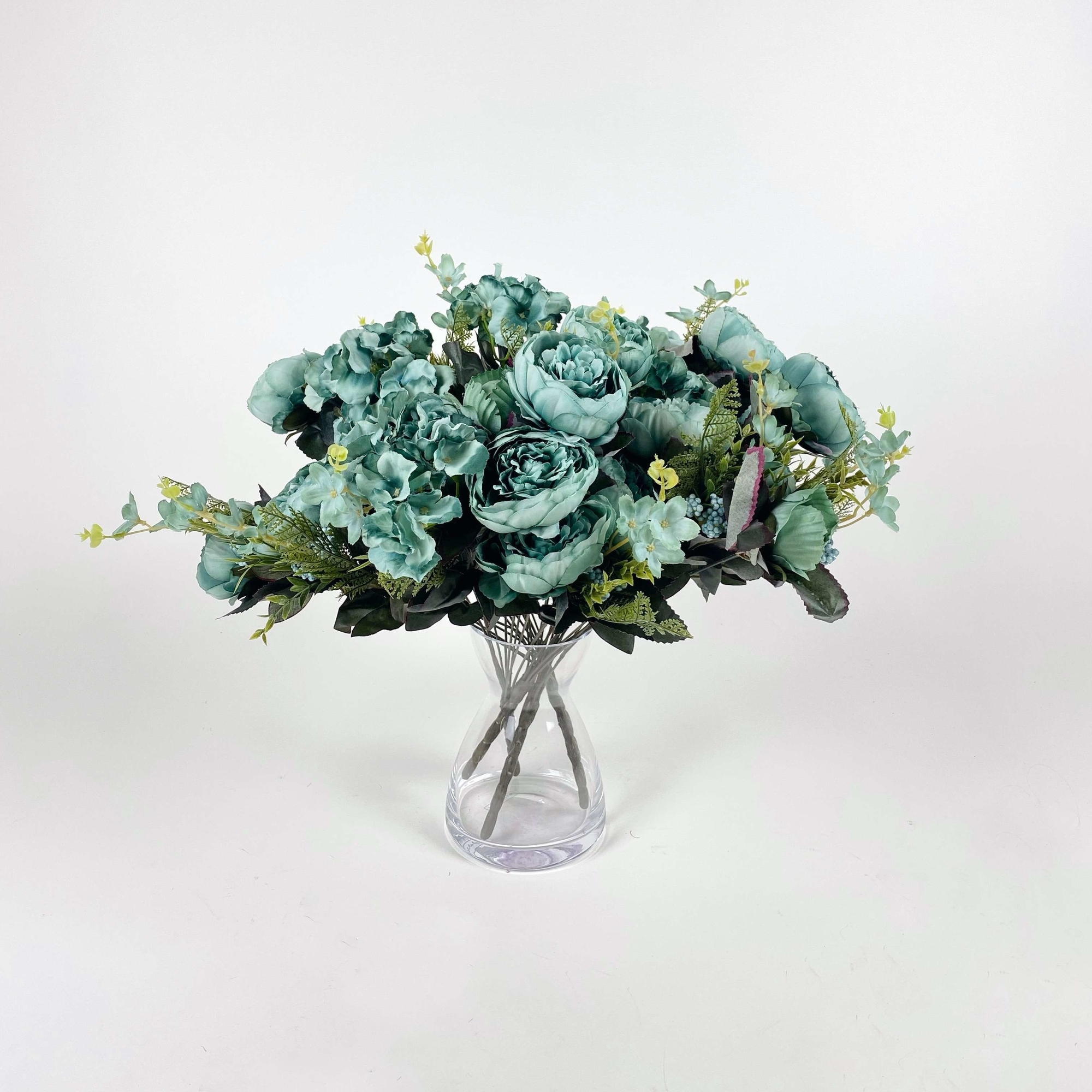 Букет Півоній штучний смарагдовий мікс FW-230