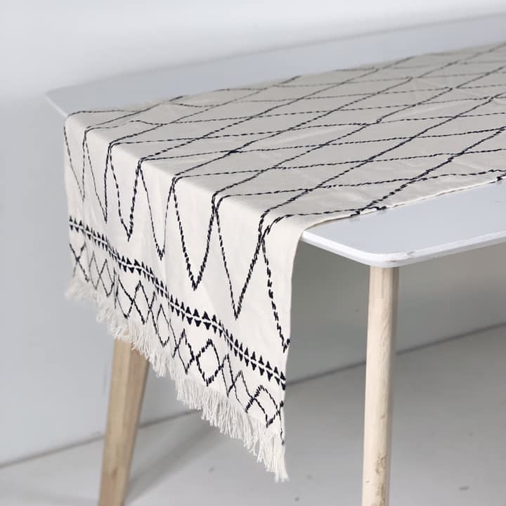 Ранер Ромби ч/б бавовна TT-045