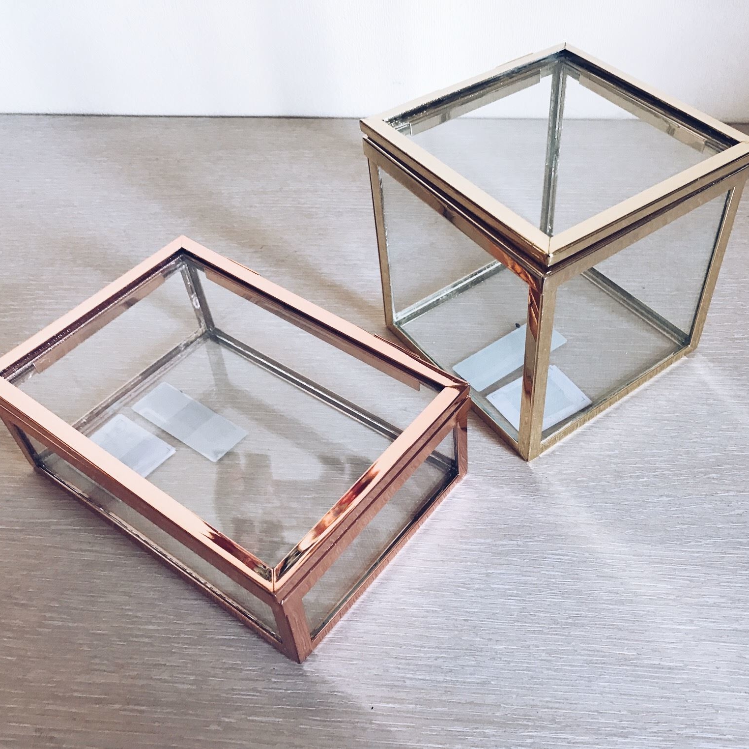 Шкатулка скло/метал BX-031