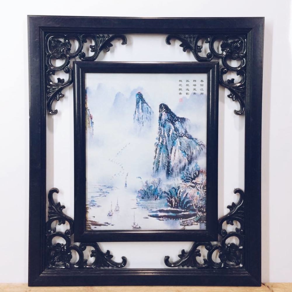 Пейзаж Китай в ажурній рамкі AR-609