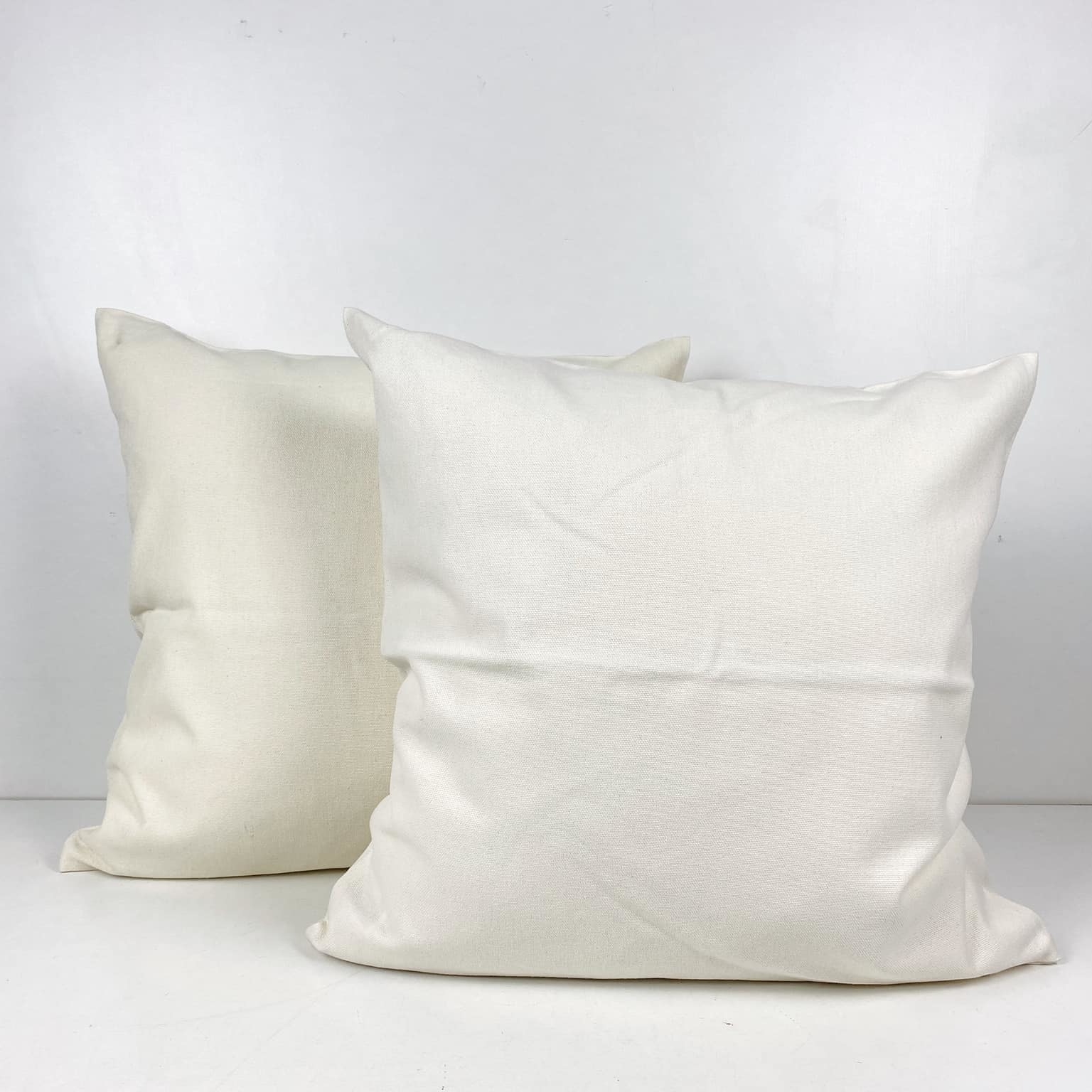 Подушка декоративна біла бавовна PW-365