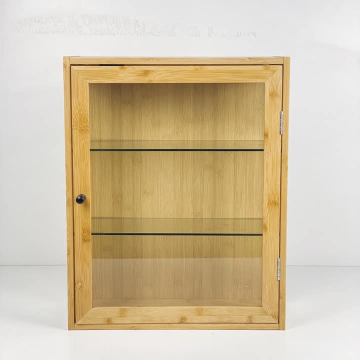 Шафка настінна з полицями зі склом SF-031