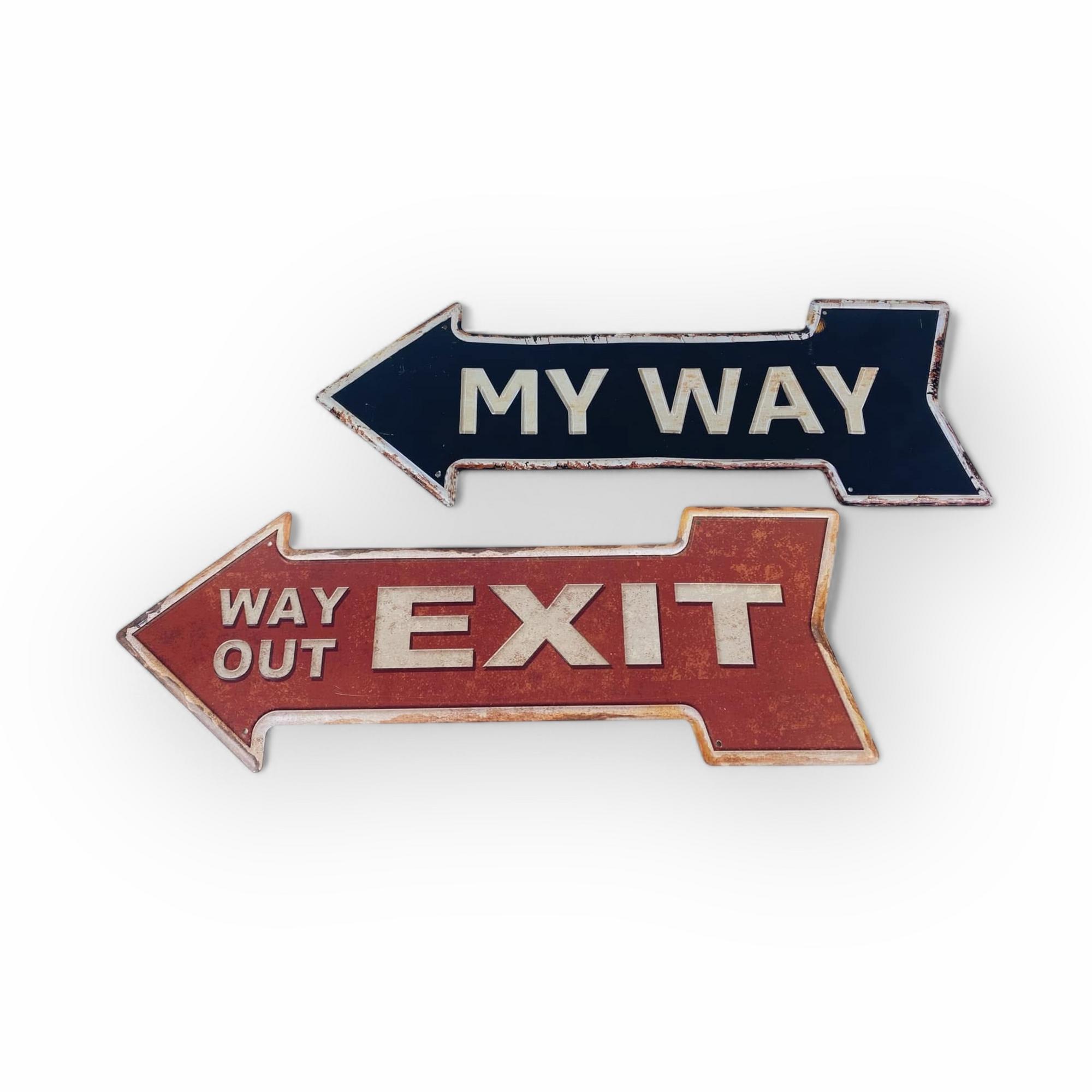 Стрілка-вказівник EXIT/MY WAY WD-058