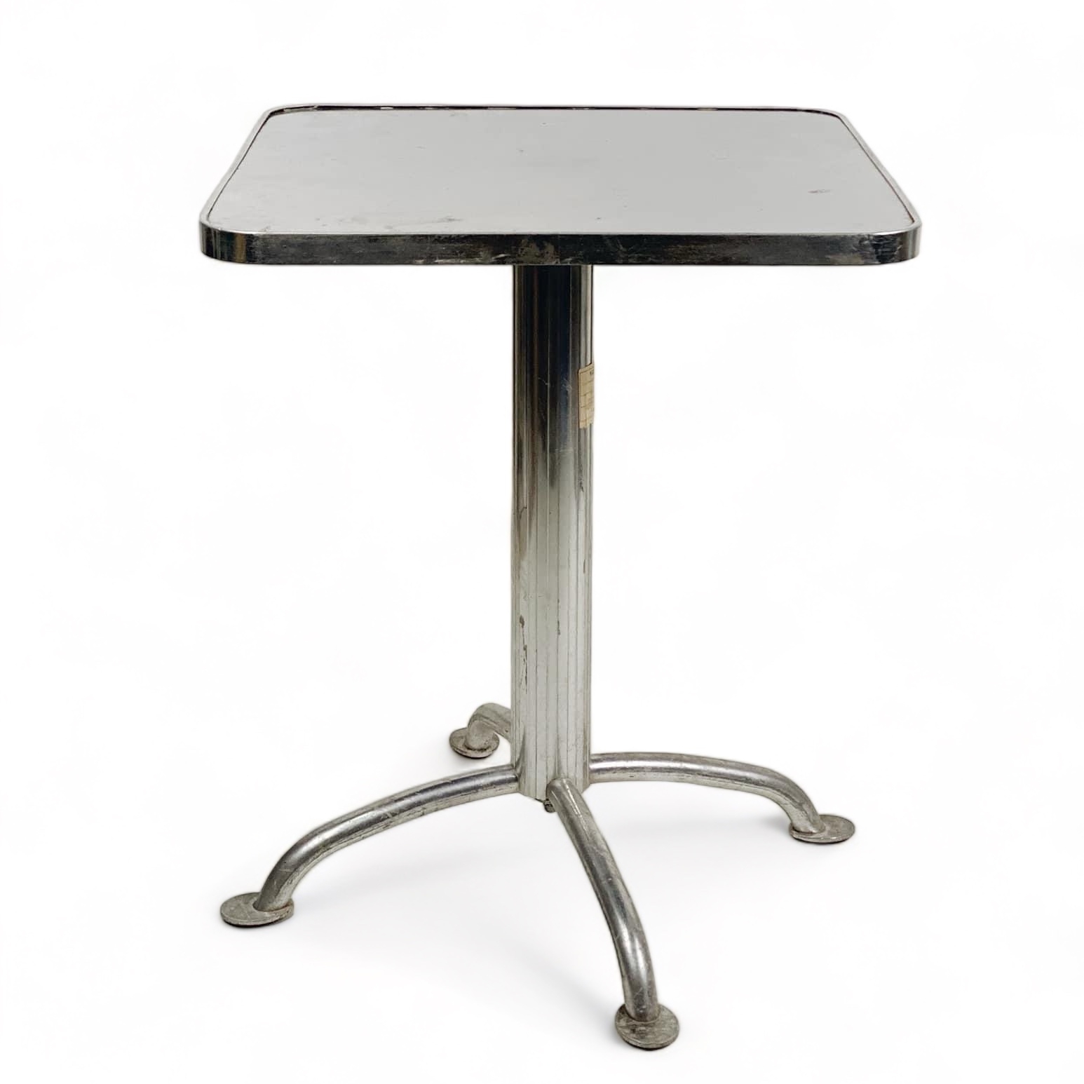 Стіл для кафе квадратний нерж сталь TB-039