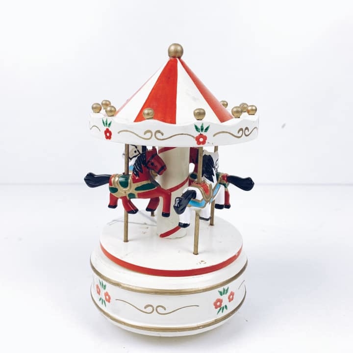Карусель музична дерев'яна