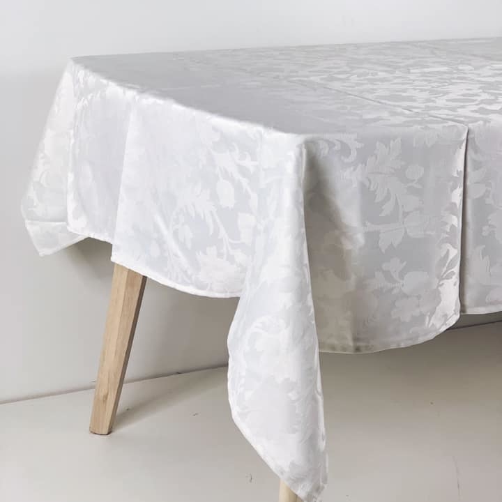 Скатертина жакард вершкова TT-054