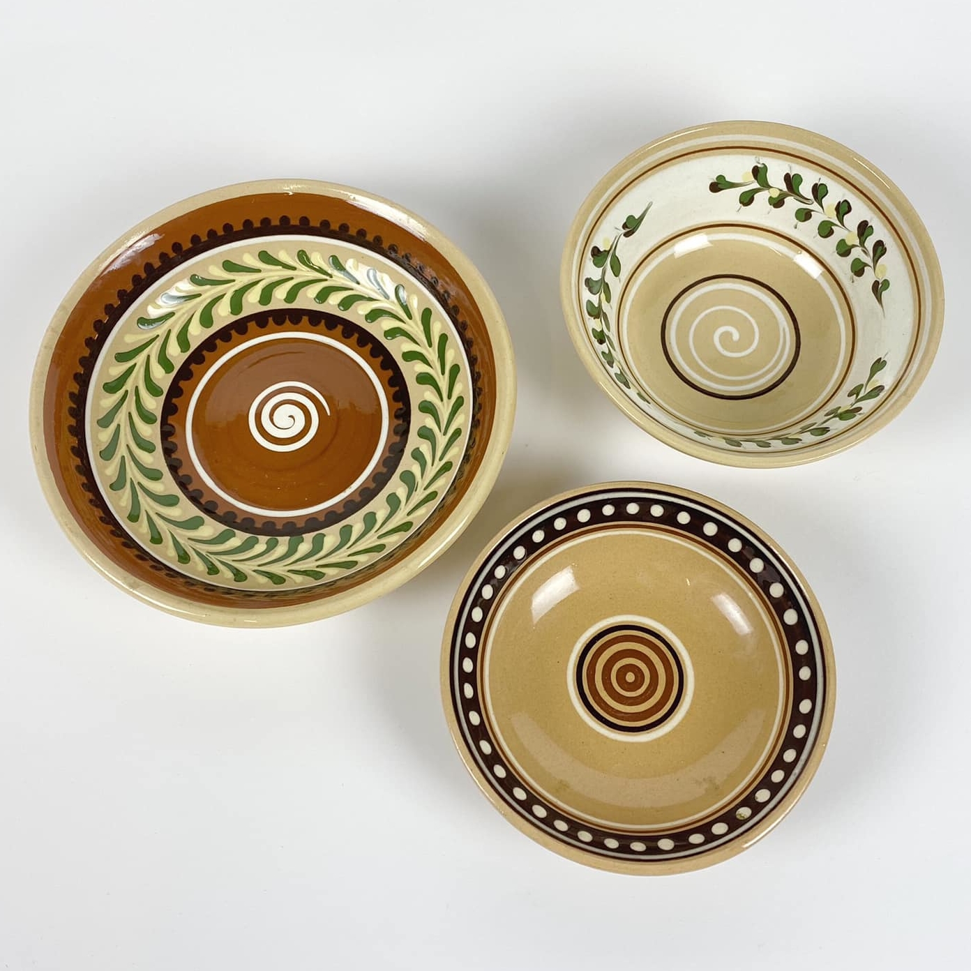 Миска з розписом кераміка етно EN-035