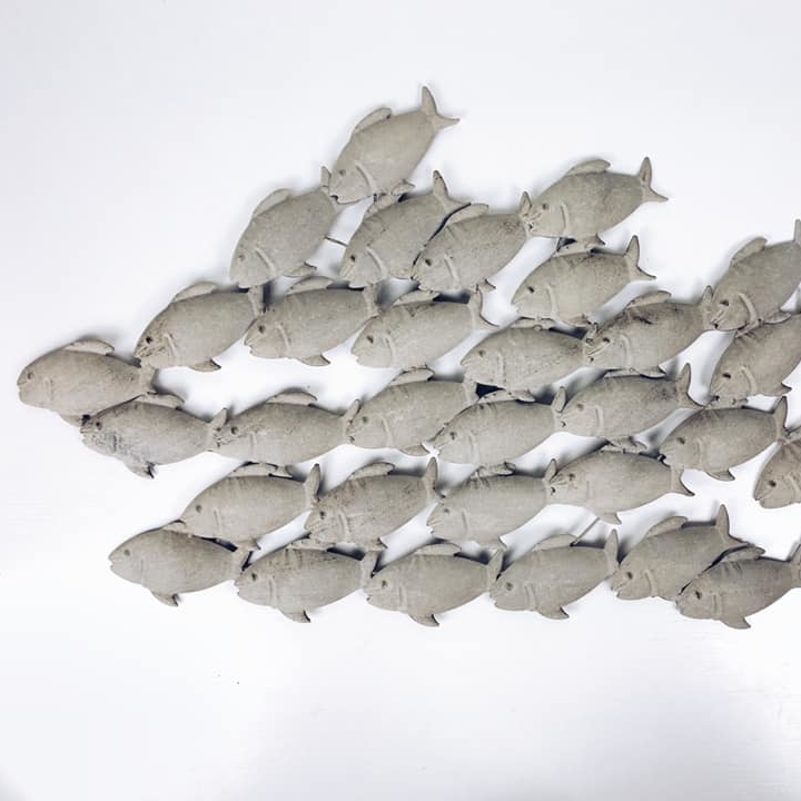 Панно об'ємне Риби метал WD-067