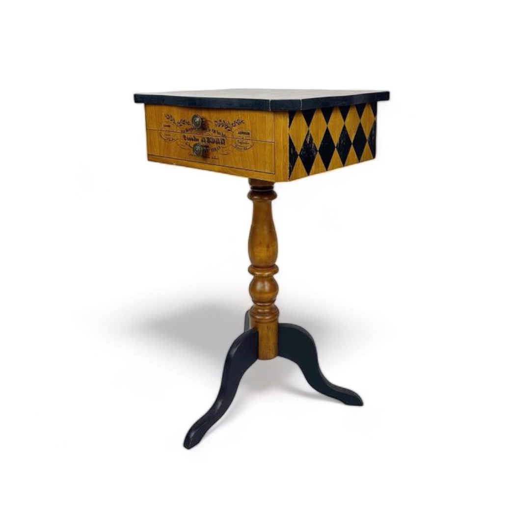 Столик-підставка з шухлядками вінтаж т-дерево TB-845