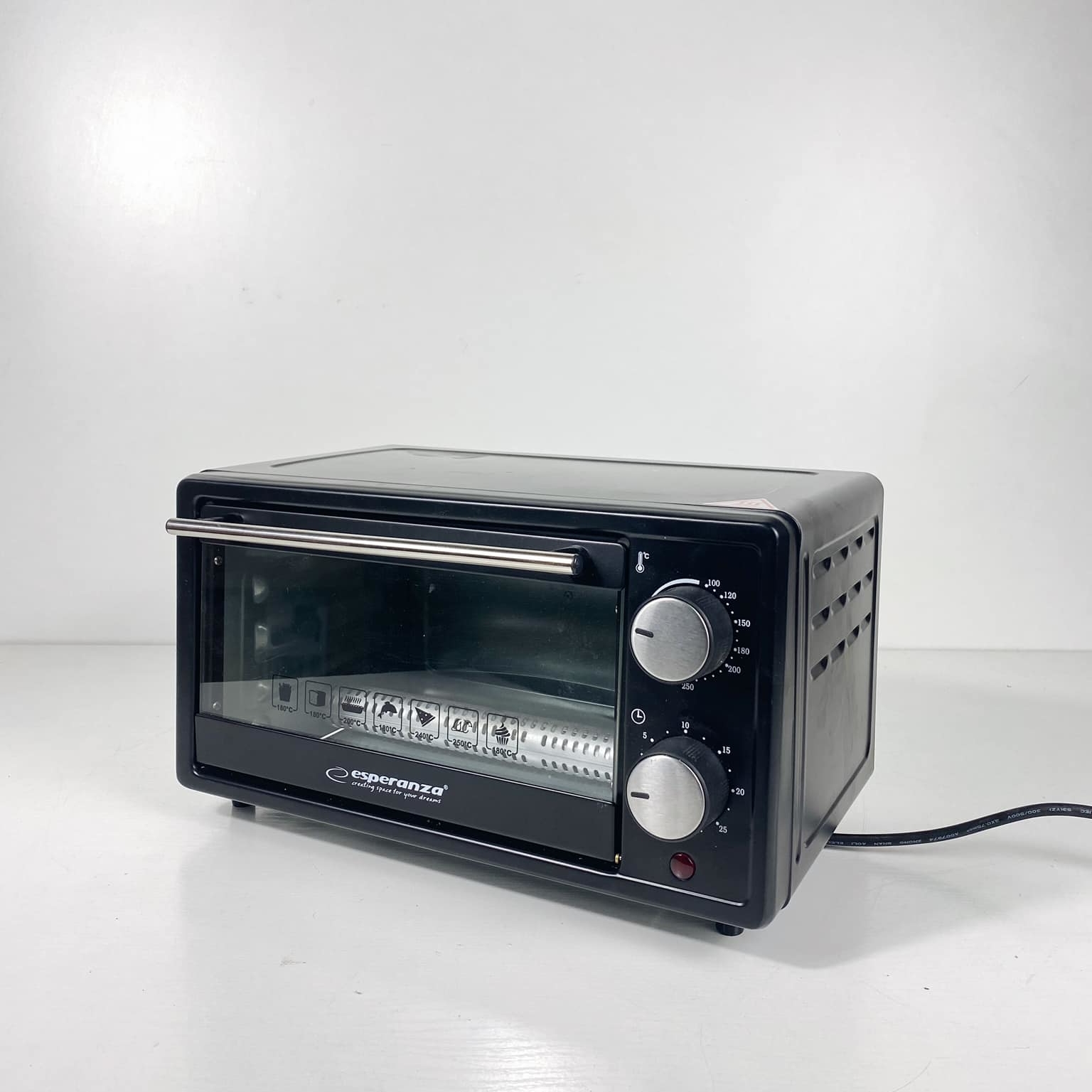 Піч-духовка/тостер чорний метал KT-044