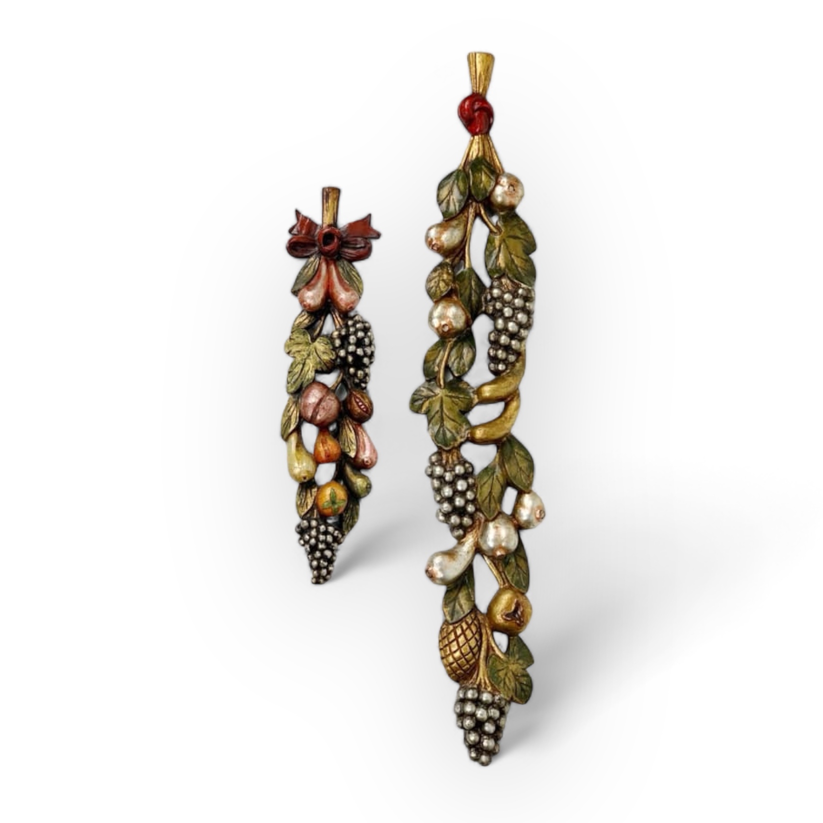 Декор настінний Фруктова гілка різблення дерево вінтаж WD-061