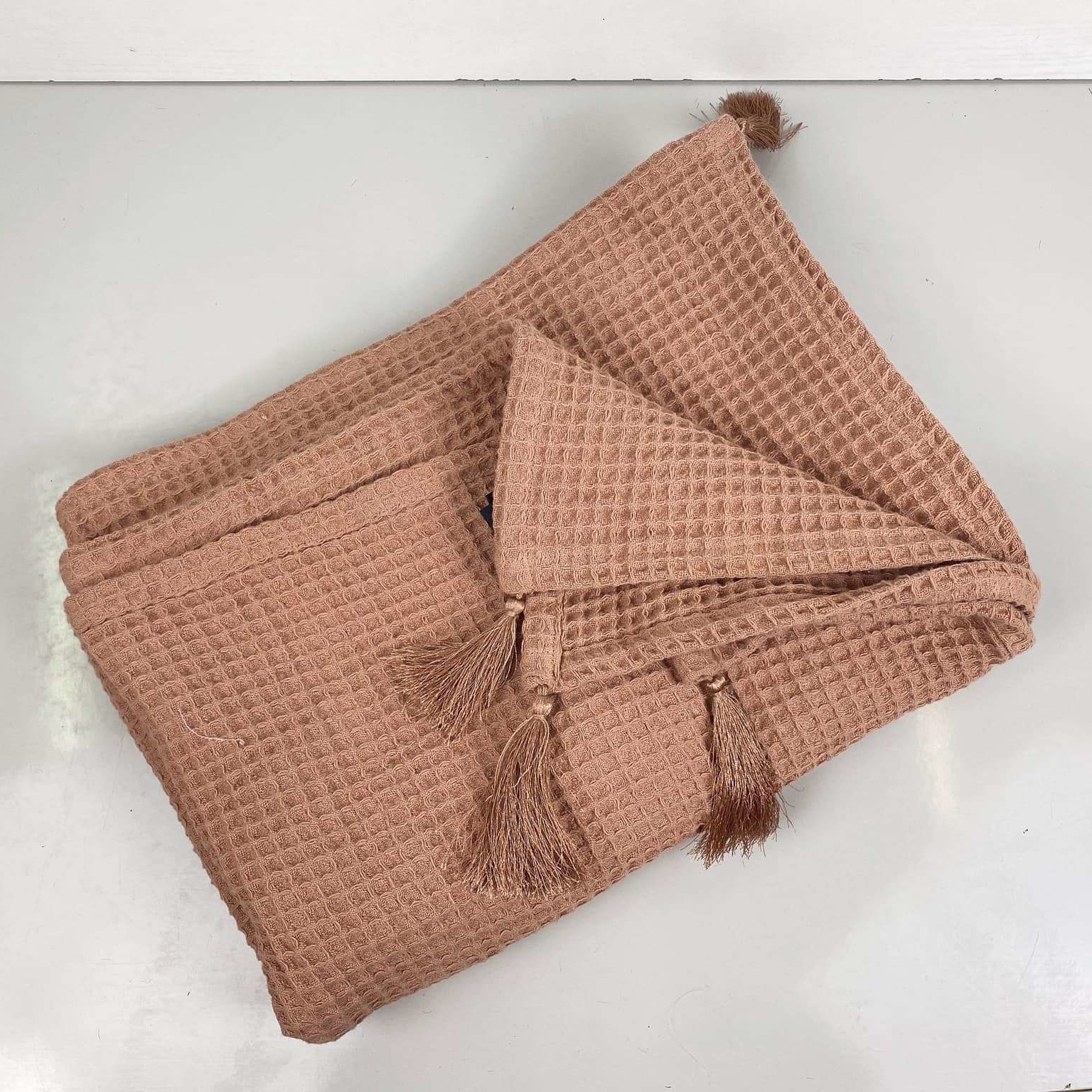 Плед бавовна корал піке WR-202