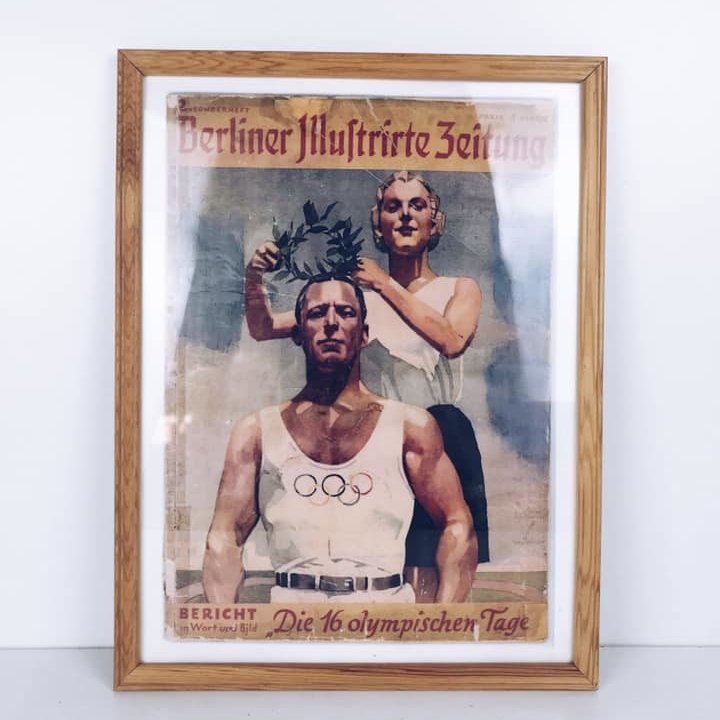 Постер Олімпійський вінтаж у рамці AR-422