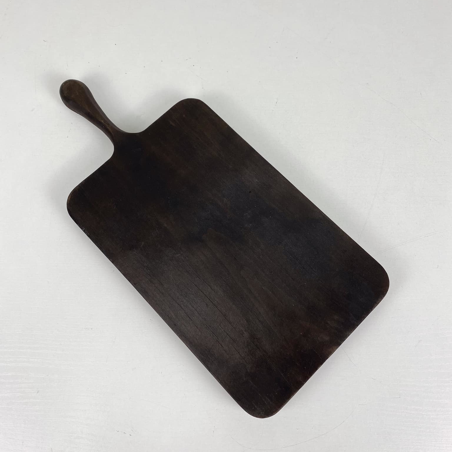 Дошка кухонна чорно-коричнева дерево KH-197