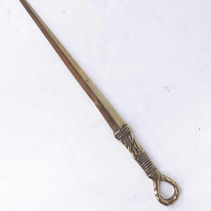 Ніж для листів латунь вінтаж