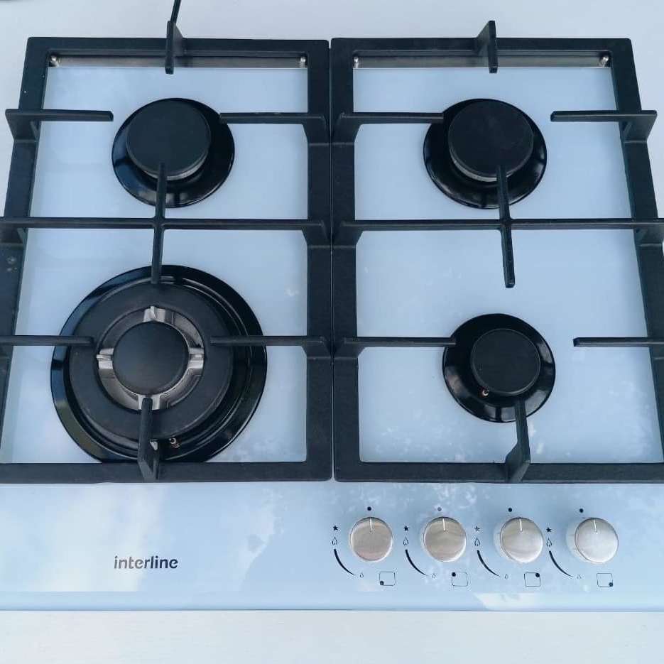 Варильна поверхня біла скло/метал KT-049