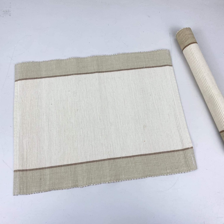 Підкладка для сервіровки прямокутна беж текстиль TT-117
