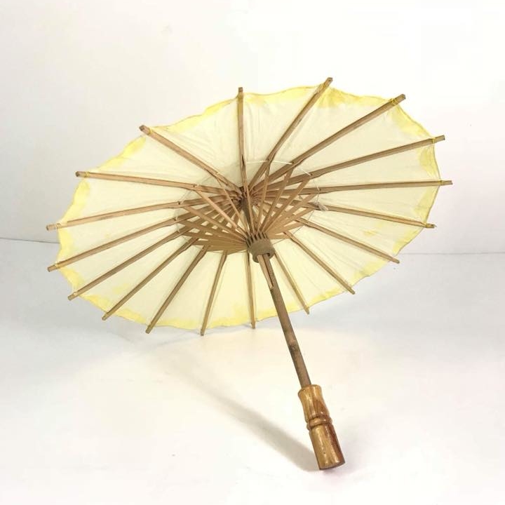 Парасолька китай жовта мала папір/бамбук
