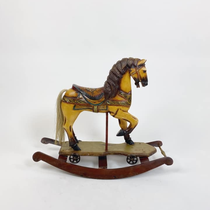 Коник-гойдалка великий вінтаж
