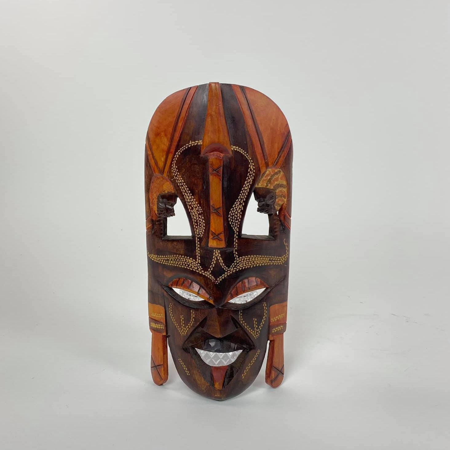 Маска африканска настінна 9 дерево WD-063