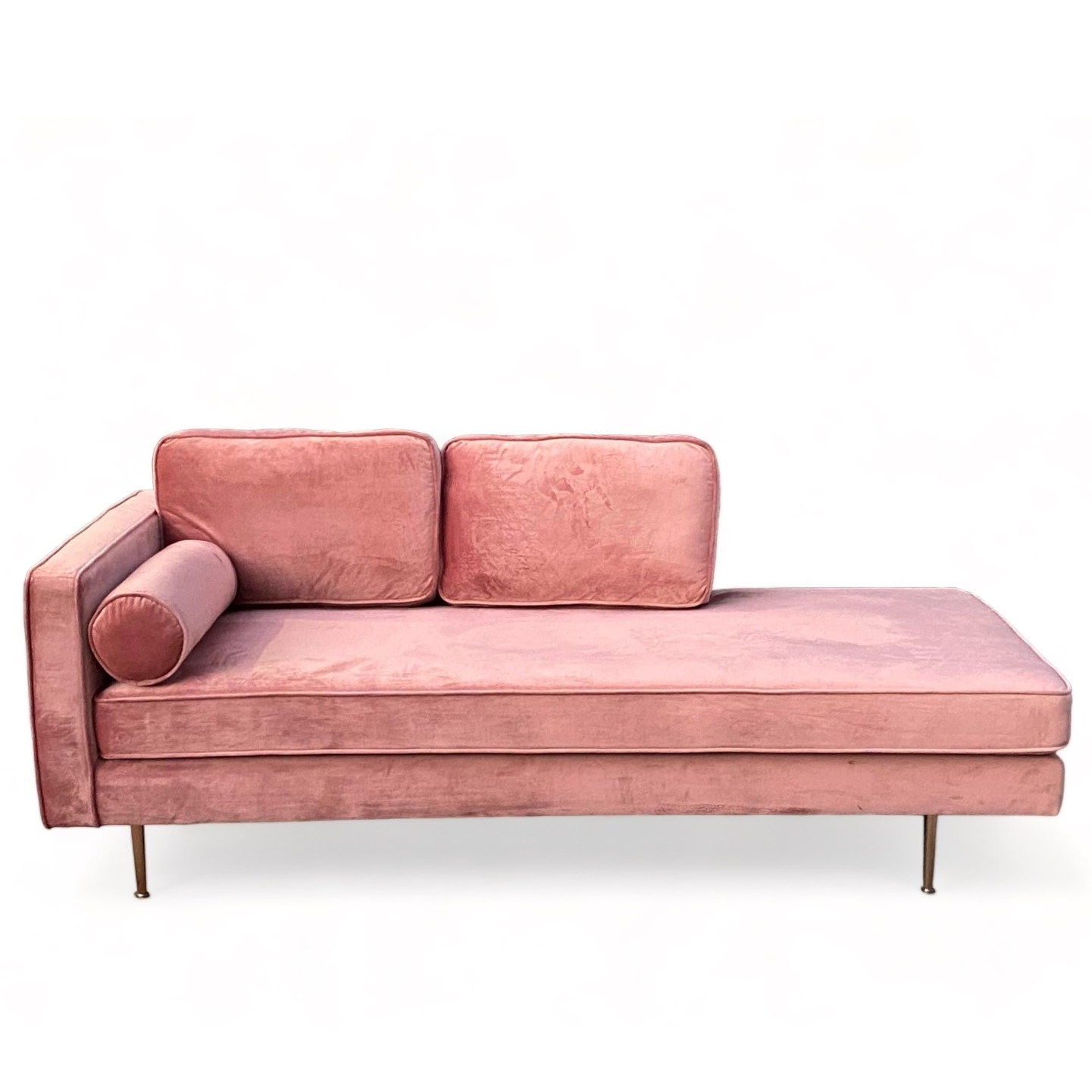Софа-кушетка рожевий велюр BH-010