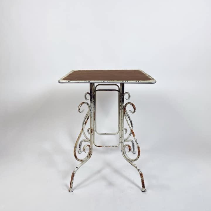 Стіл садовий з ефектом зістарення метал TB-042