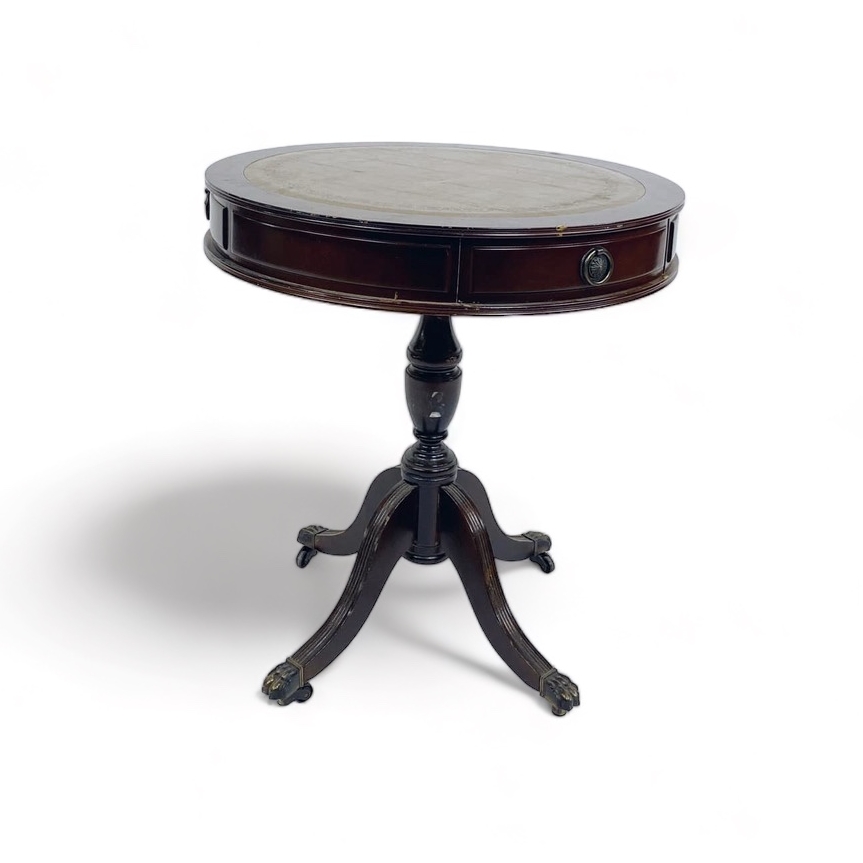 Столик круглий з шухлядкою вінтаж т-дерево TB-587