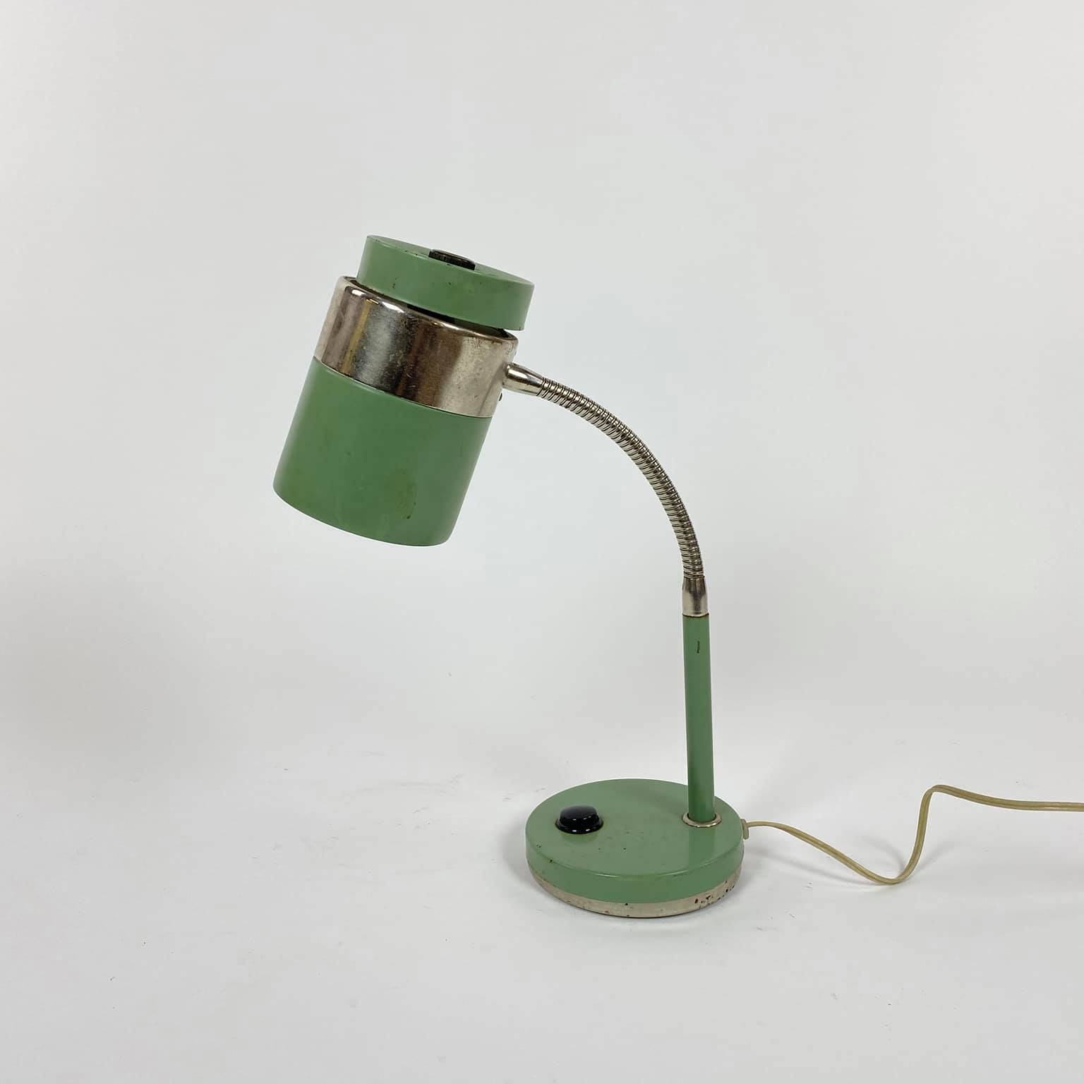 Лампа офісна вінтаж метал зелена LT-248