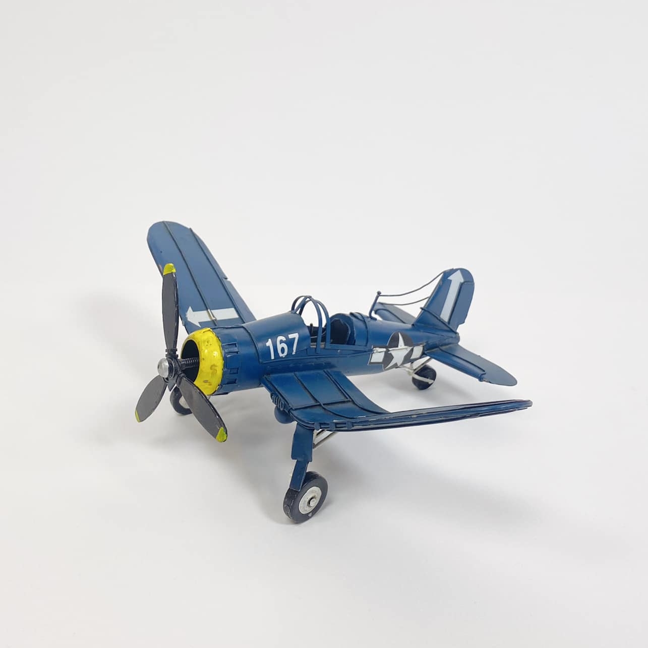 Модель літака синій метал DE-483