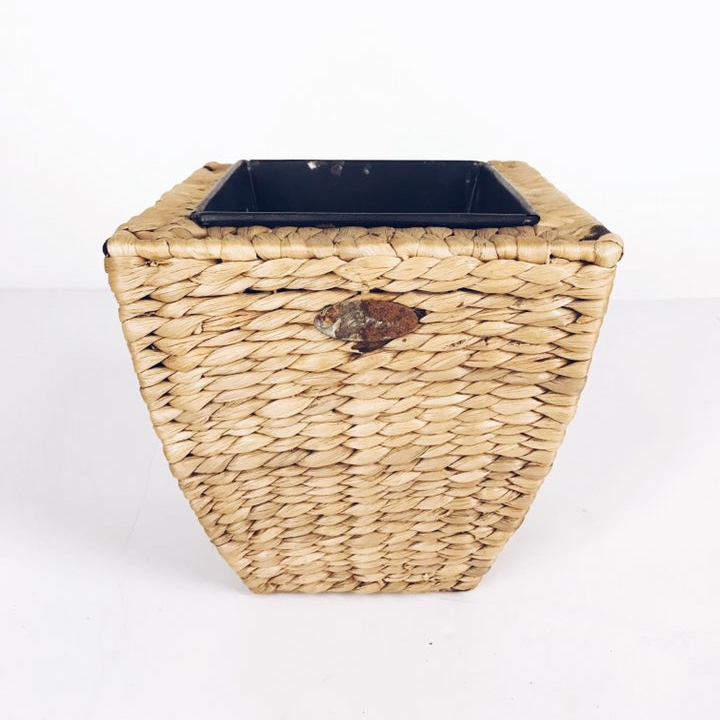 Кашпо плетене бананова соломка