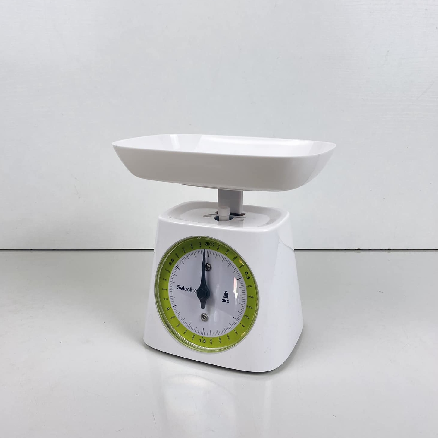 Ваги побутові циферблатні білі пластик TZ-038