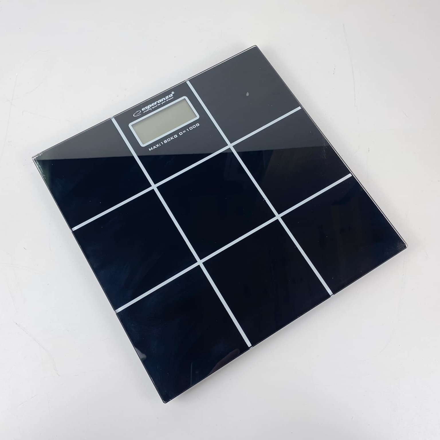 Ваги підлогові чорні скло TZ-041