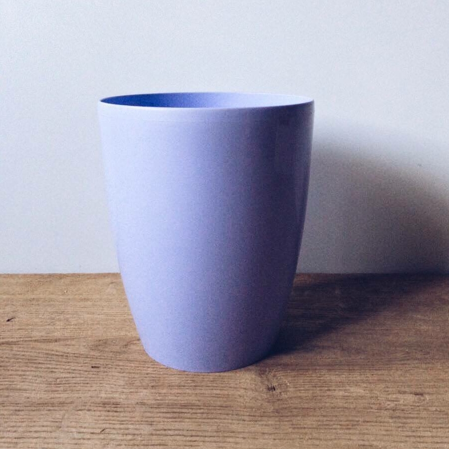 Кашпо бузкове пластик