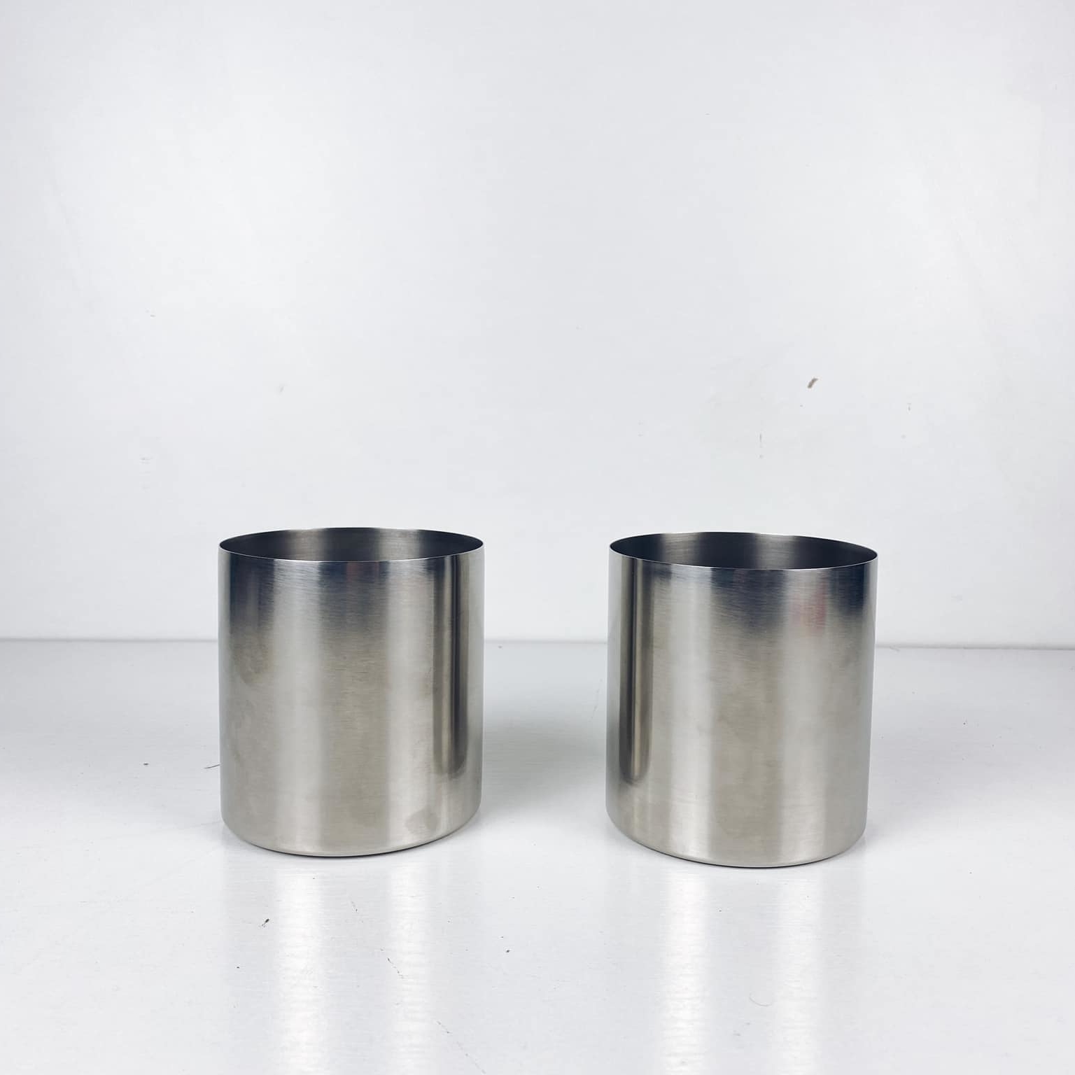 Кашпо циліндр нерж сталь